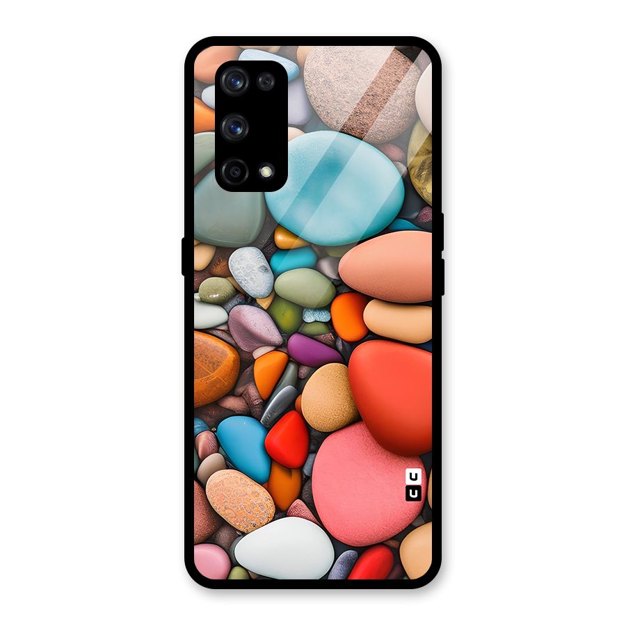 Colourful Stones Glass Back Case for Realme X7 Pro