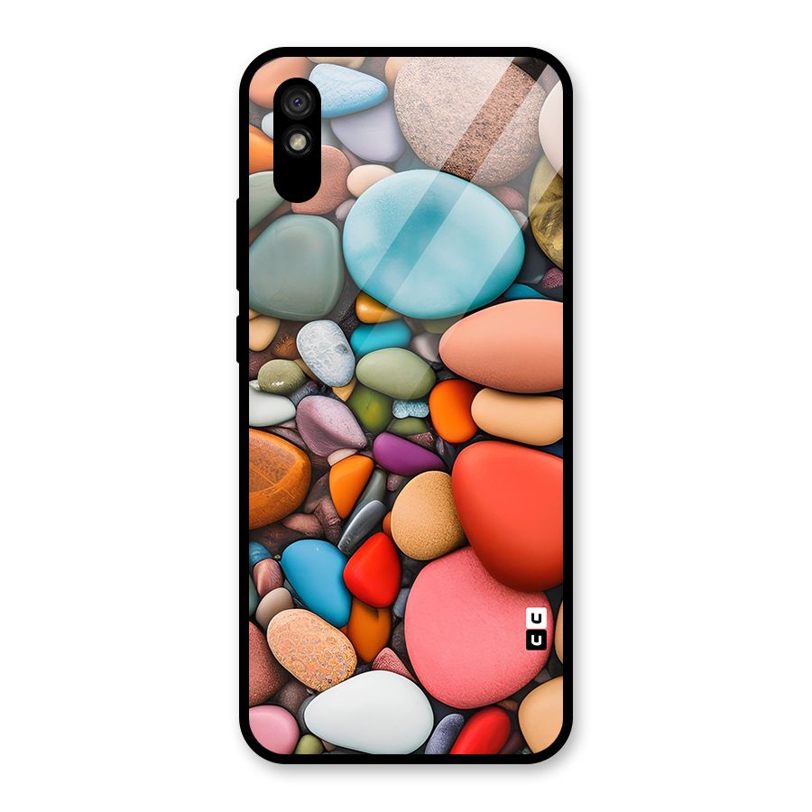 Colourful Stones Glass Back Case for Redmi 9i