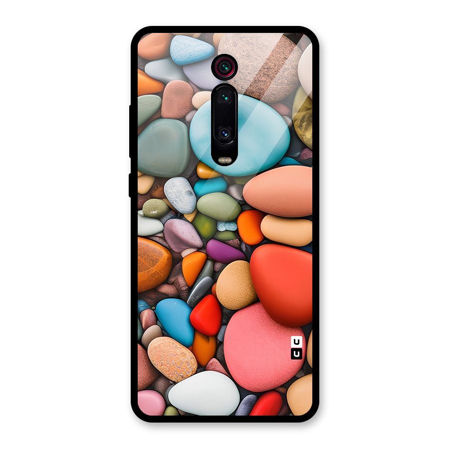 Colourful Stones Glass Back Case for Redmi K20