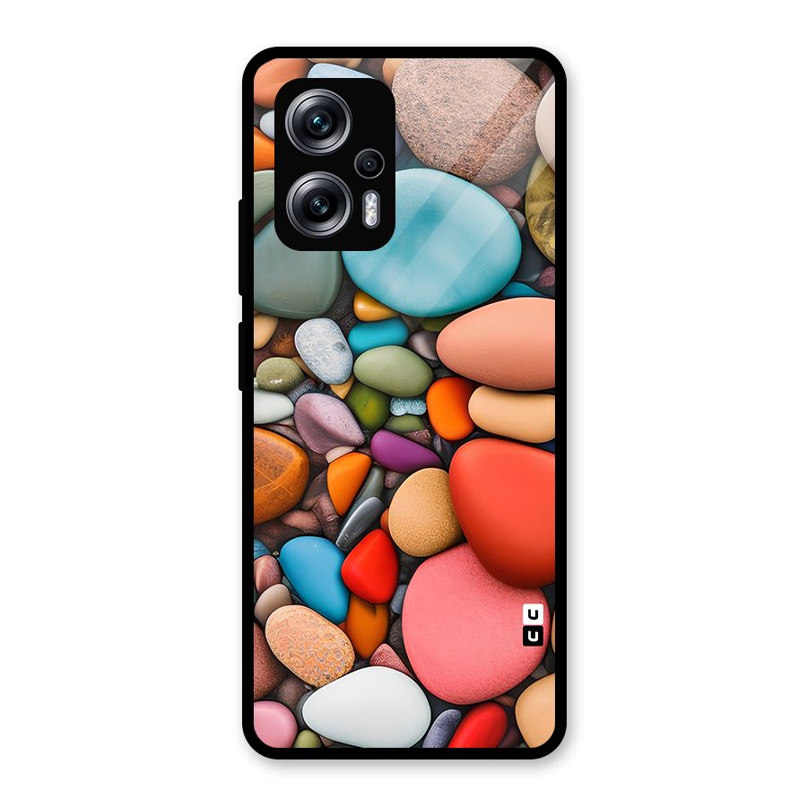 Colourful Stones Glass Back Case for Redmi K50i