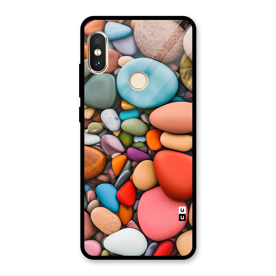 Colourful Stones Glass Back Case for Redmi Note 5 Pro