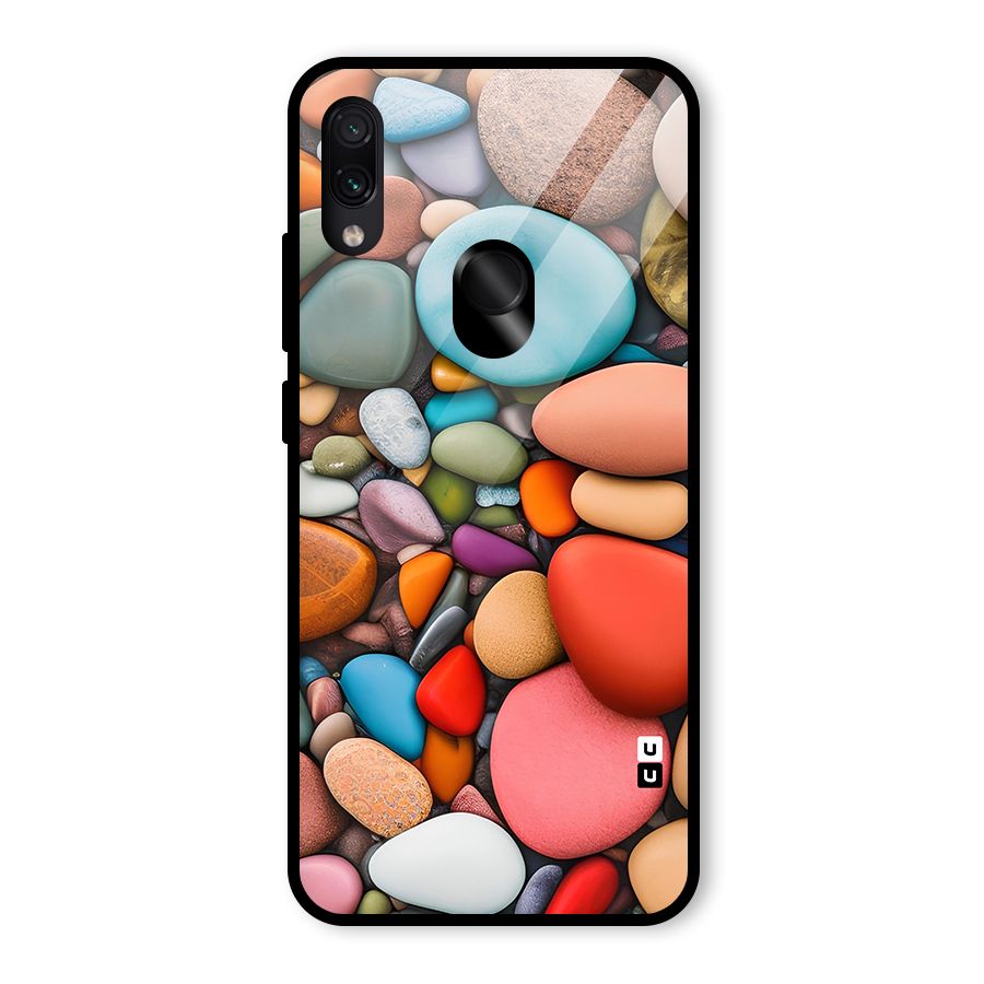 Colourful Stones Glass Back Case for Redmi Note 7 Pro