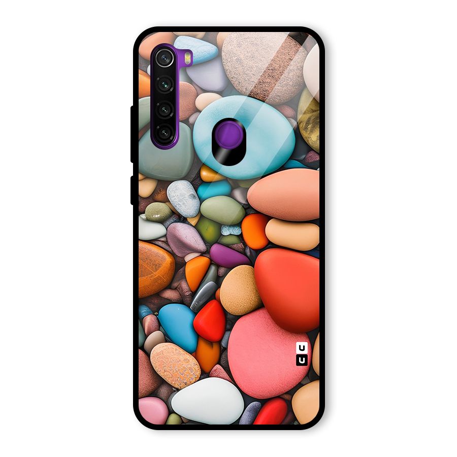 Colourful Stones Glass Back Case for Redmi Note 8