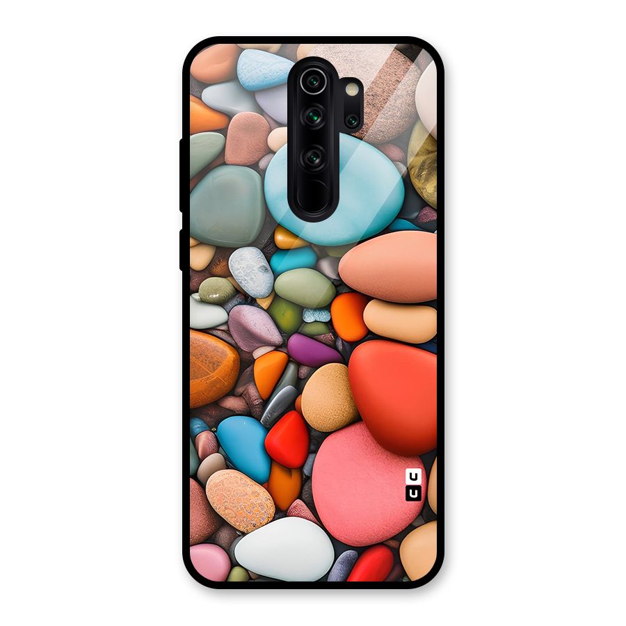 Colourful Stones Glass Back Case for Redmi Note 8 Pro