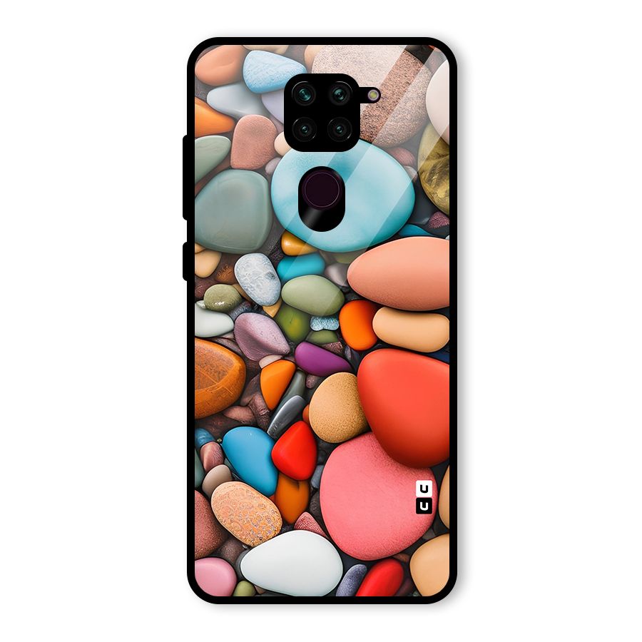 Colourful Stones Glass Back Case for Redmi Note 9