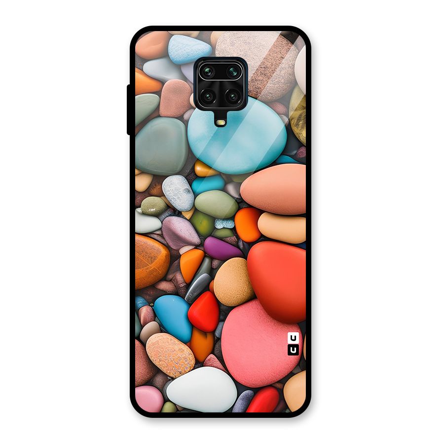 Colourful Stones Glass Back Case for Redmi Note 9 Pro Max