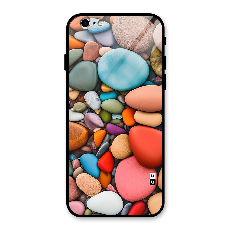 Colourful Stones Glass Back Case for iPhone 6 6S
