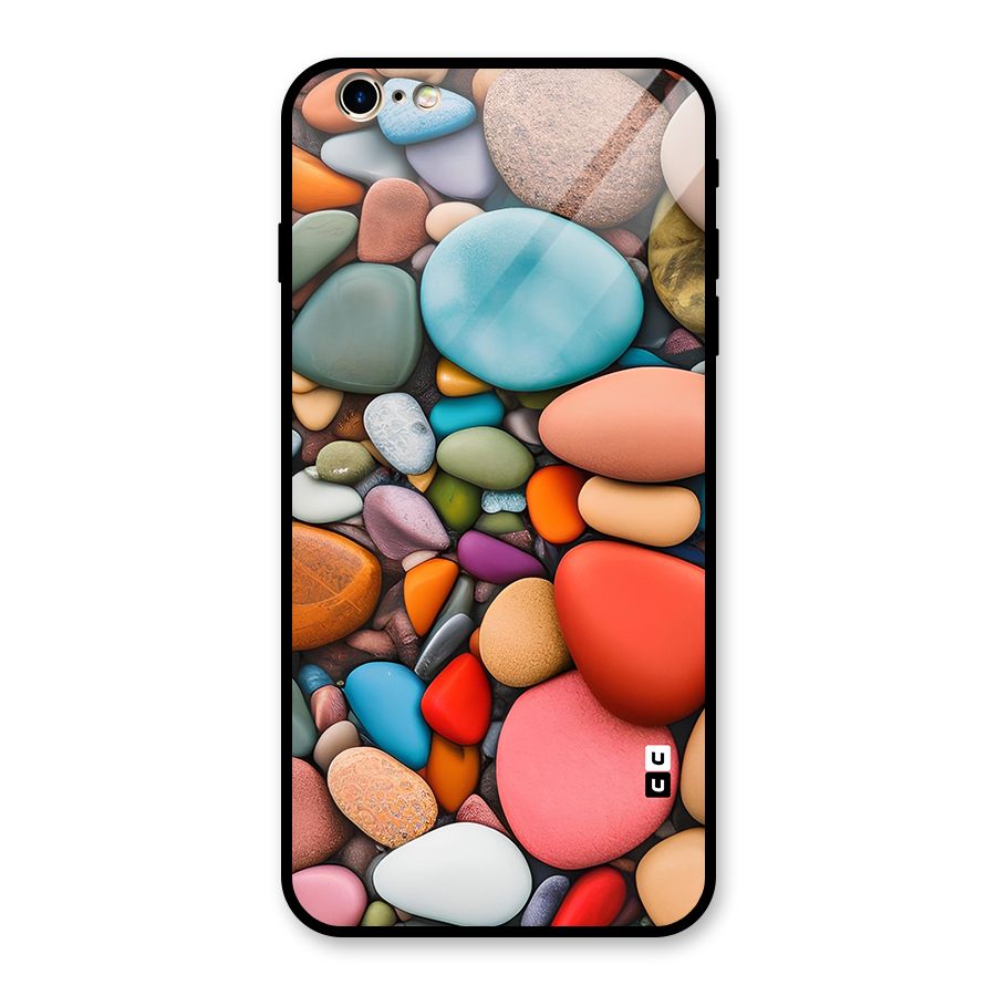 Colourful Stones Glass Back Case for iPhone 6 Plus 6S Plus