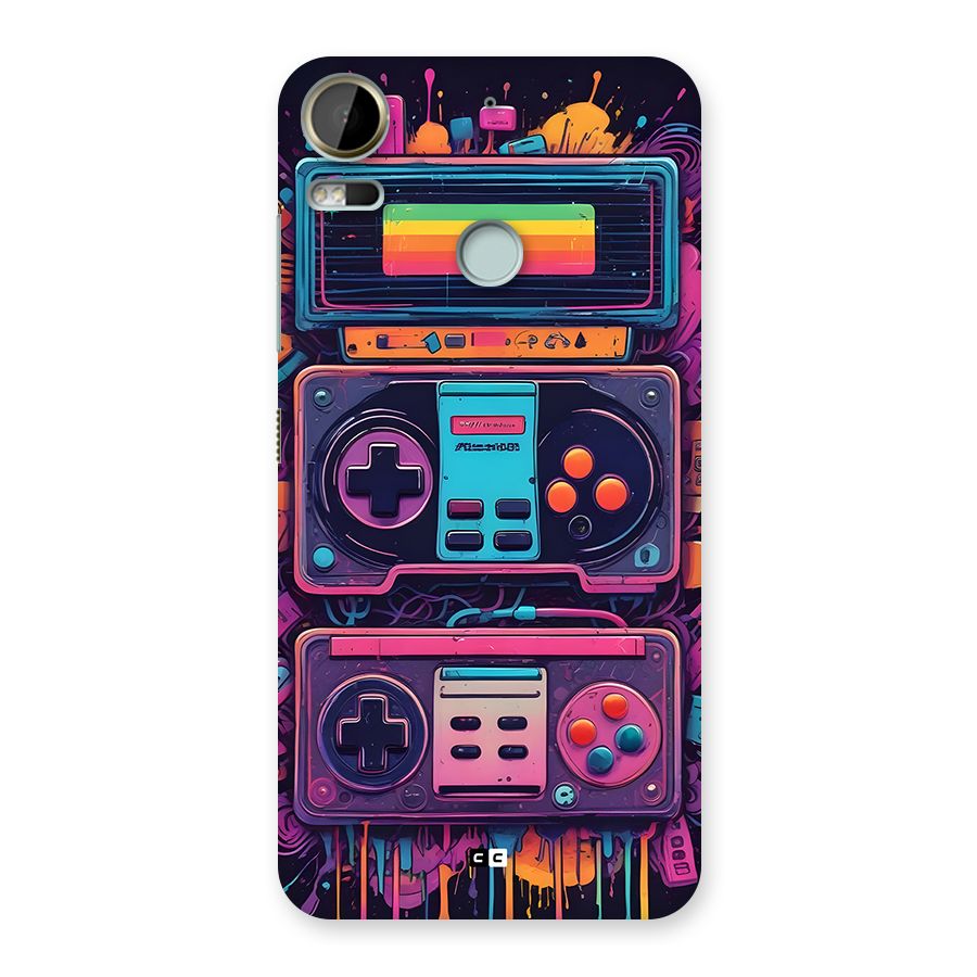 Comic Gaming Console Back Case for Desire 10 Pro