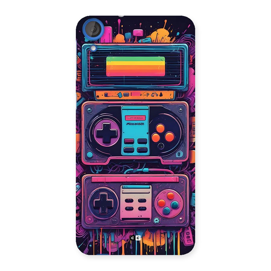 Comic Gaming Console Back Case for Desire 820