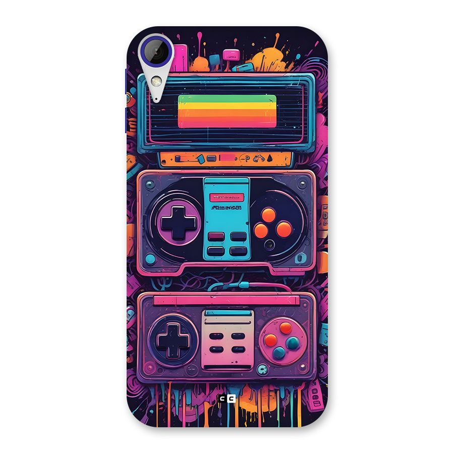 Comic Gaming Console Back Case for Desire 830