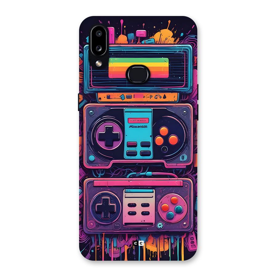 Comic Gaming Console Back Case for Galaxy A10s