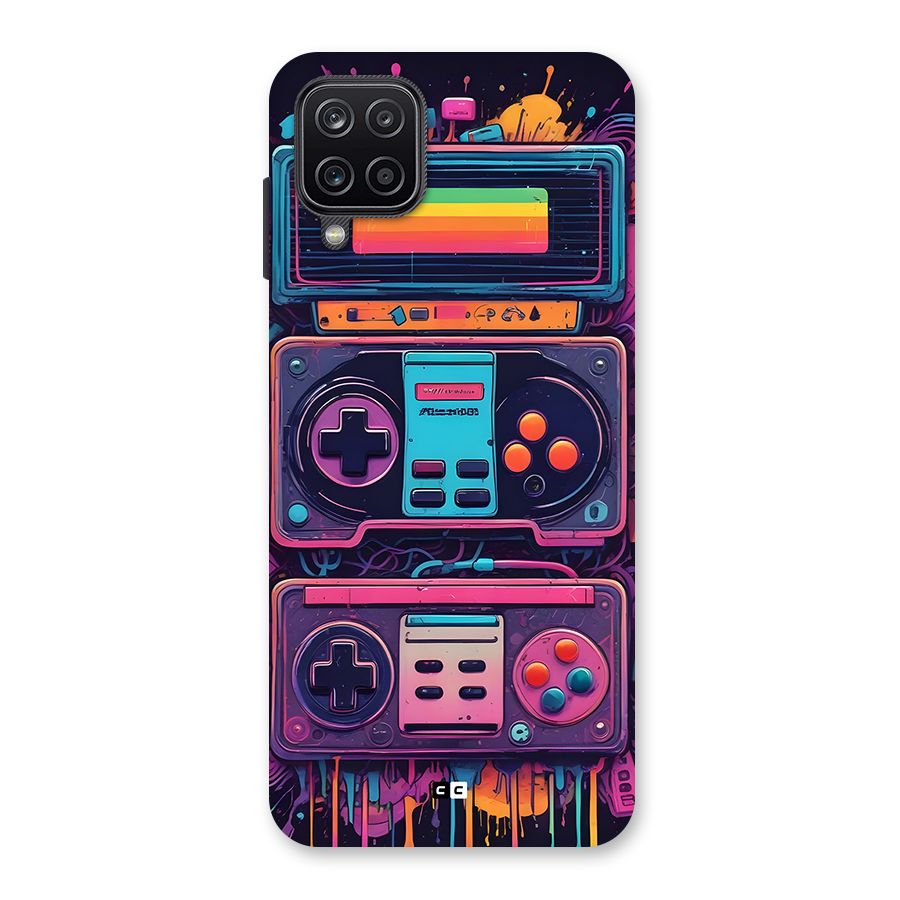 Comic Gaming Console Back Case for Galaxy A12