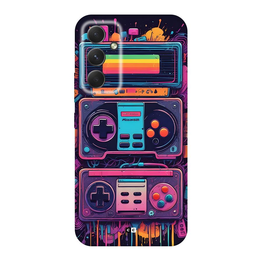 Comic Gaming Console Back Case for Galaxy A54