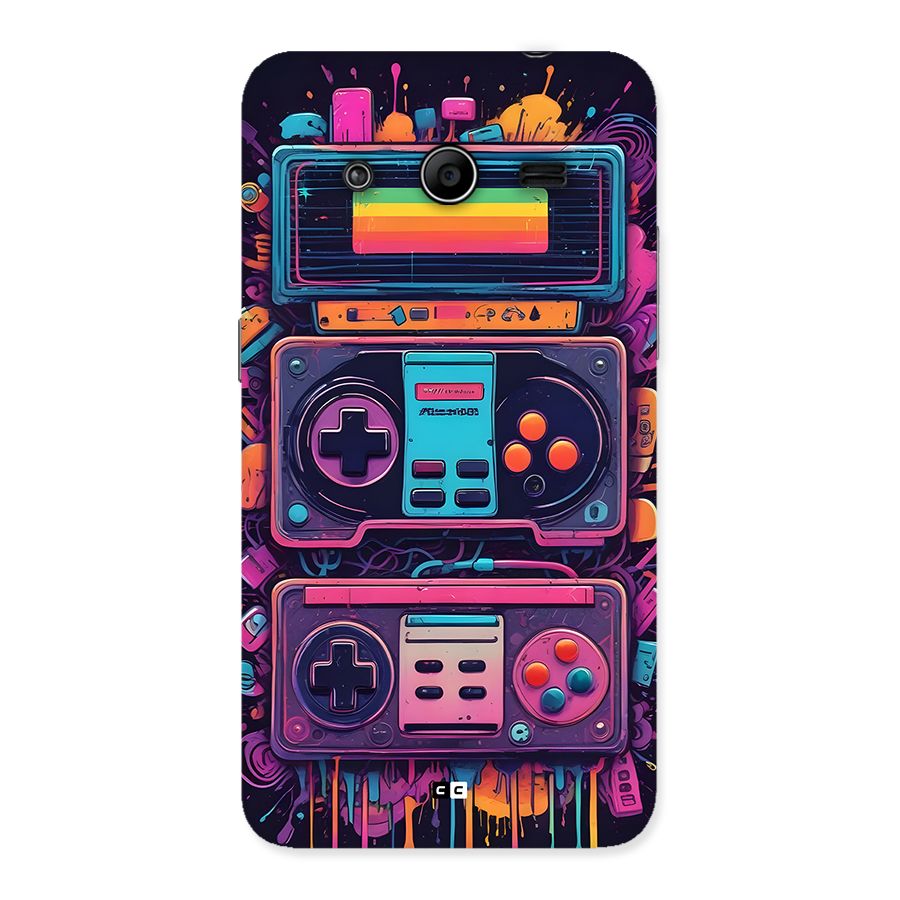 Comic Gaming Console Back Case for Galaxy Core 2