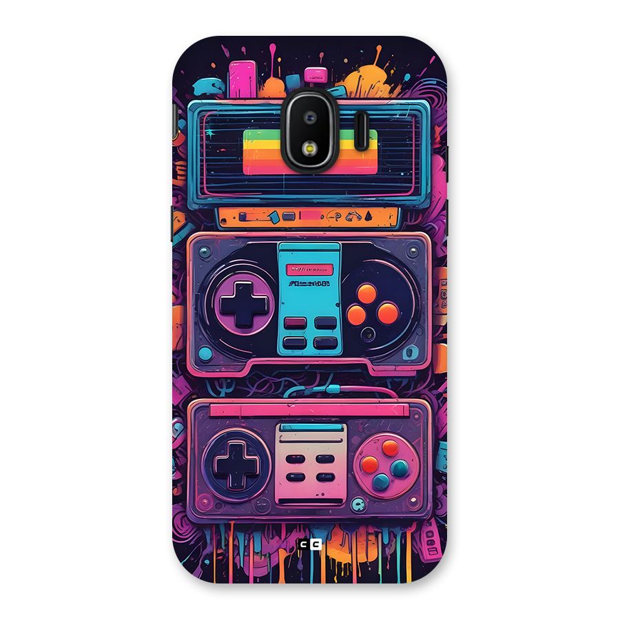 Comic Gaming Console Back Case for Galaxy J2 Pro 2018