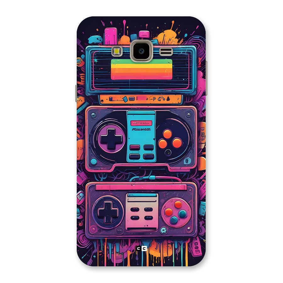 Comic Gaming Console Back Case for Galaxy J7 Nxt