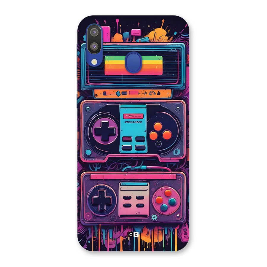 Comic Gaming Console Back Case for Galaxy M20