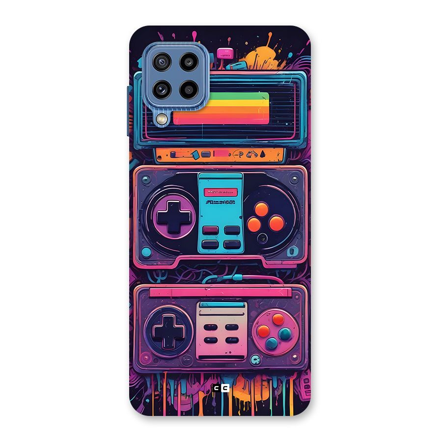 Comic Gaming Console Back Case for Galaxy M32