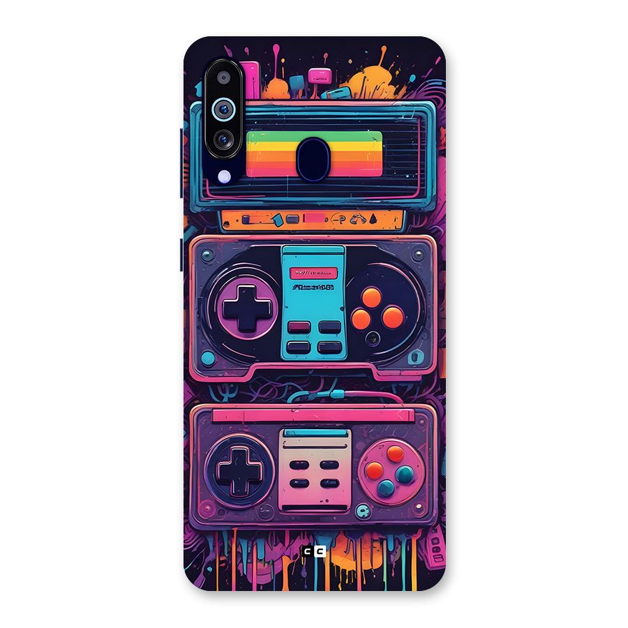 Comic Gaming Console Back Case for Galaxy M40