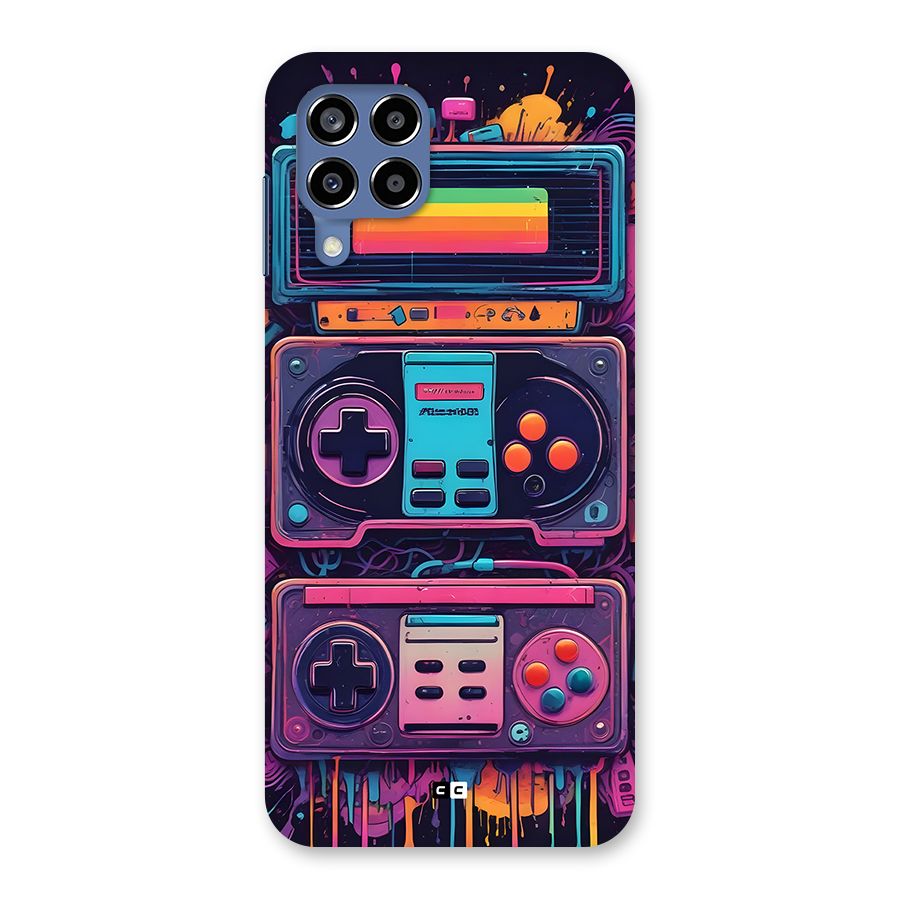 Comic Gaming Console Back Case for Galaxy M53 5G