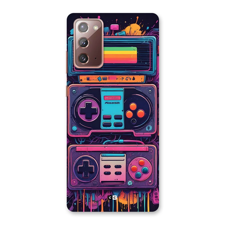 Comic Gaming Console Back Case for Galaxy Note 20