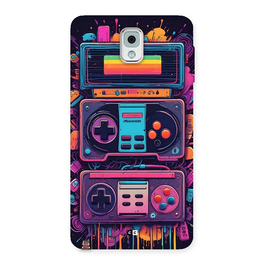 Comic Gaming Console Back Case for Galaxy Note 3