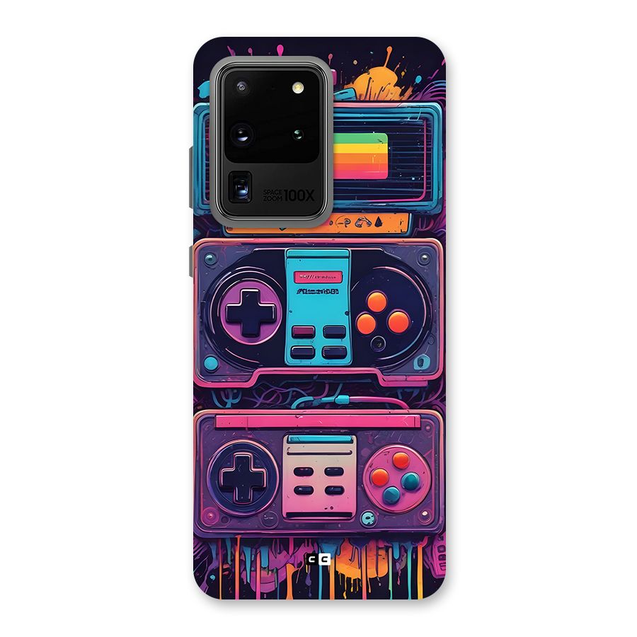 Comic Gaming Console Back Case for Galaxy S20 Ultra