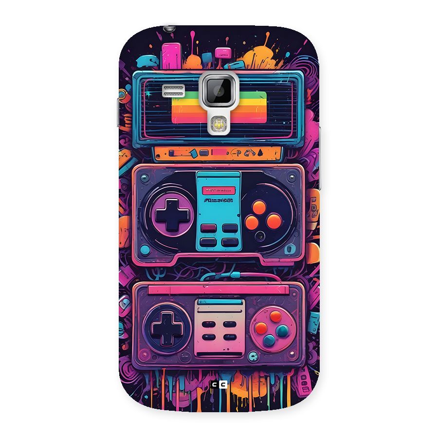 Comic Gaming Console Back Case for Galaxy S Duos