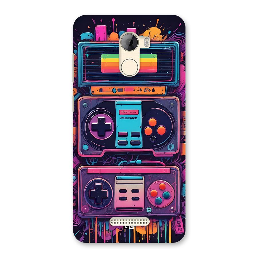 Comic Gaming Console Back Case for Gionee A1 LIte