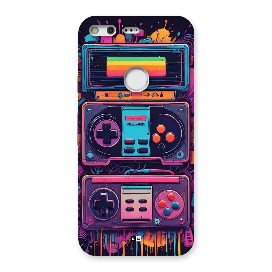 Comic Gaming Console Back Case for Google Pixel