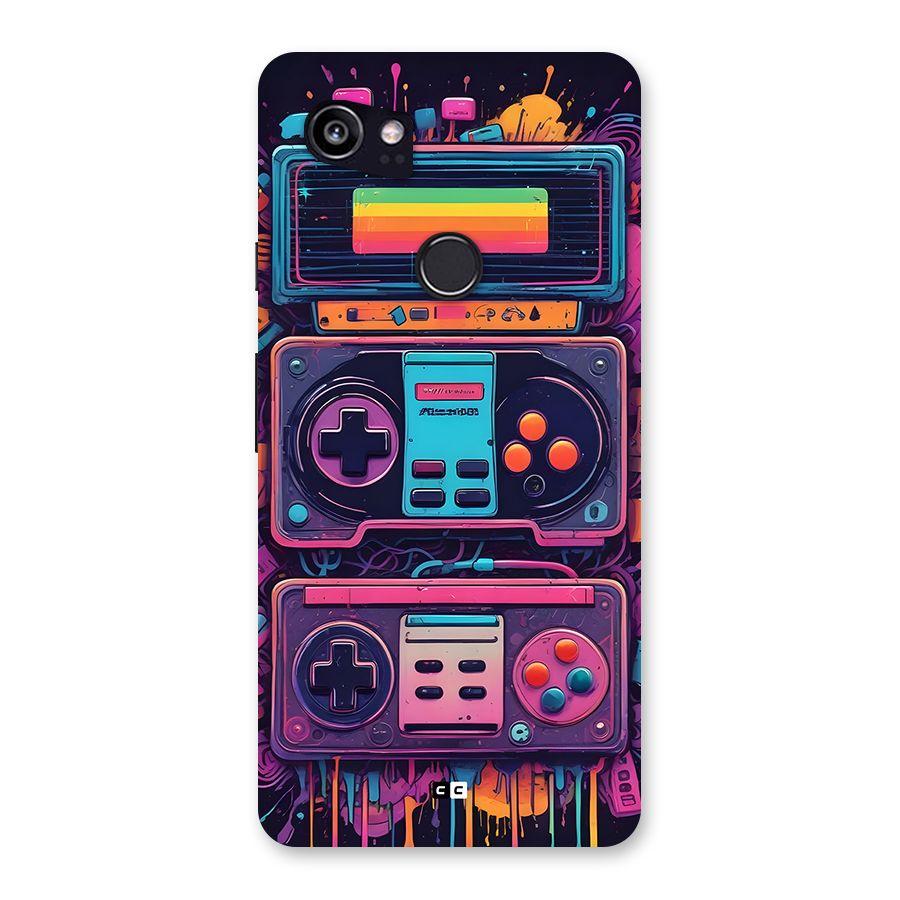 Comic Gaming Console Back Case for Google Pixel 2 XL