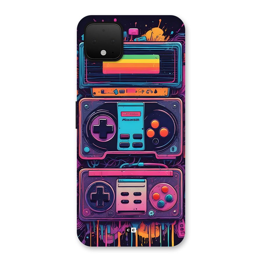Comic Gaming Console Back Case for Google Pixel 4 XL
