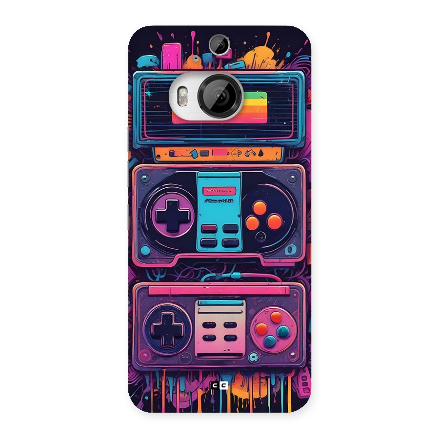 Comic Gaming Console Back Case for HTC One M9 Plus