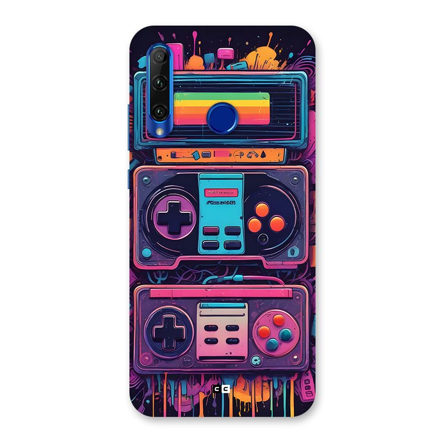 Comic Gaming Console Back Case for Honor 20i