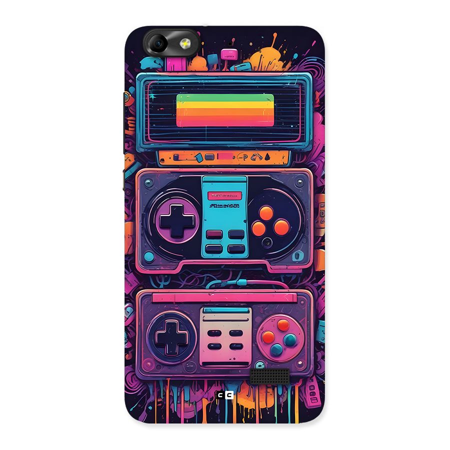 Comic Gaming Console Back Case for Honor 4C
