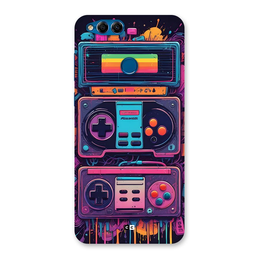 Comic Gaming Console Back Case for Honor 7X