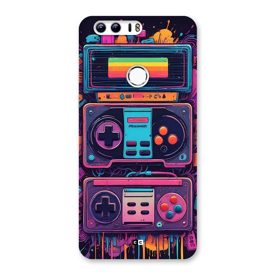 Comic Gaming Console Back Case for Honor 8