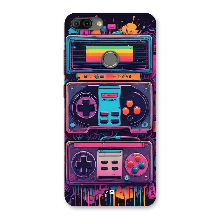 Comic Gaming Console Back Case for Infinix Hot 6 Pro