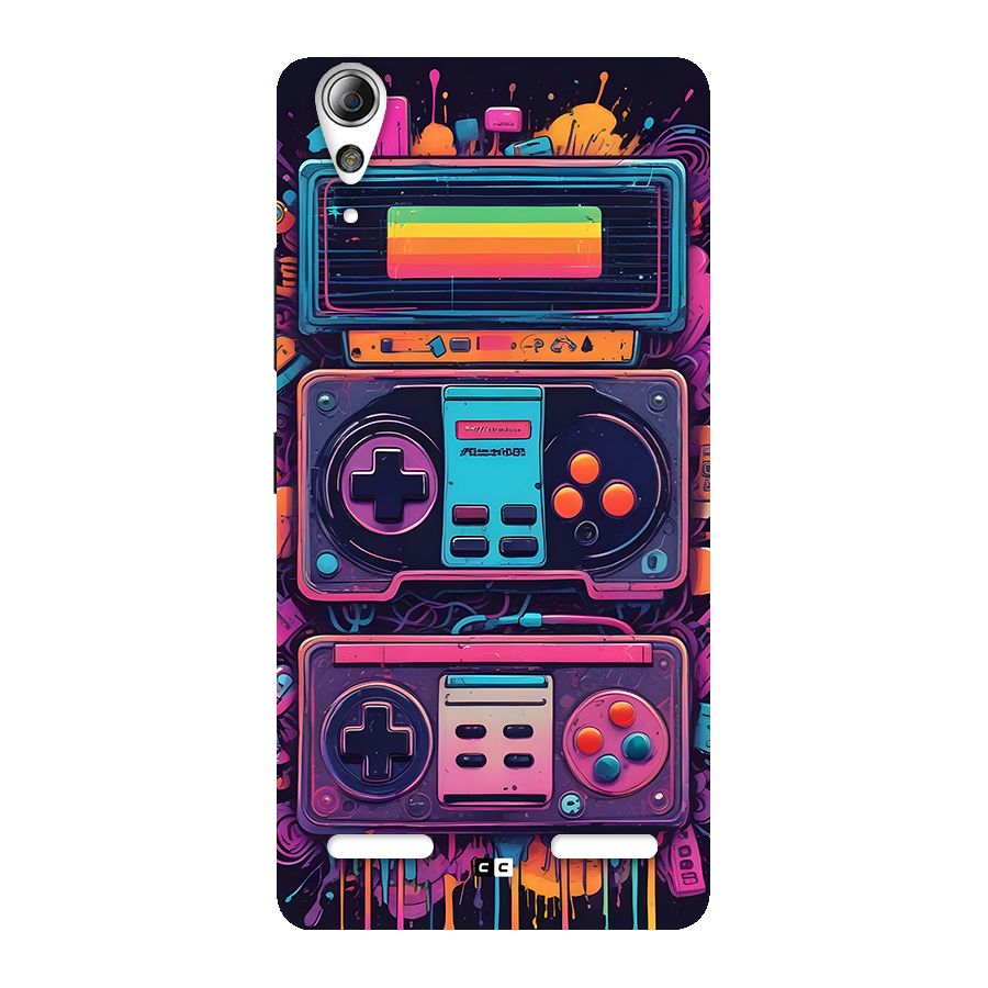 Comic Gaming Console Back Case for Lenovo A6000 Plus
