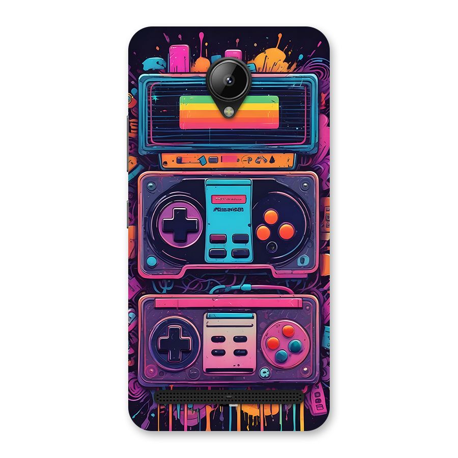 Comic Gaming Console Back Case for Lenovo C2