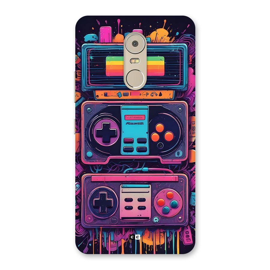 Comic Gaming Console Back Case for Lenovo K6 Note