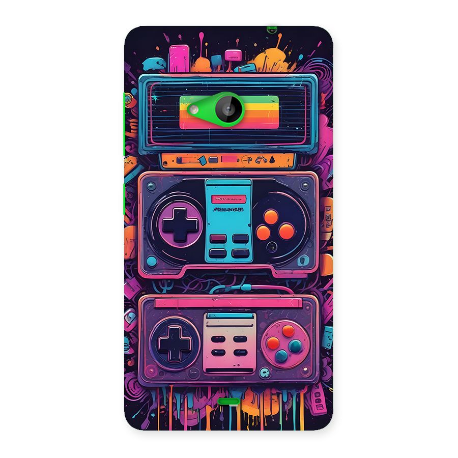Comic Gaming Console Back Case for Lumia 535