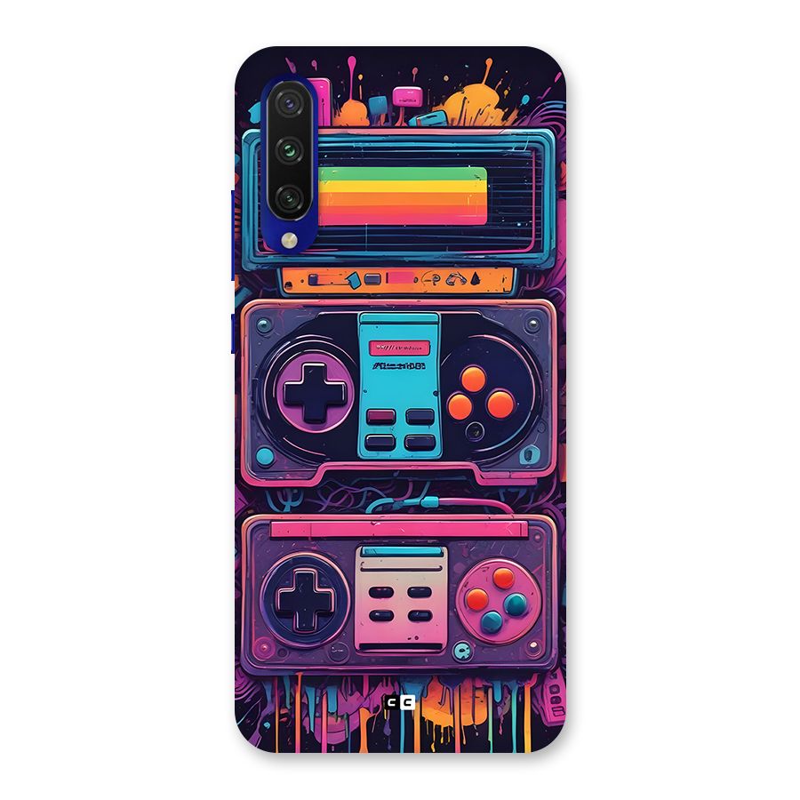 Comic Gaming Console Back Case for Mi A3