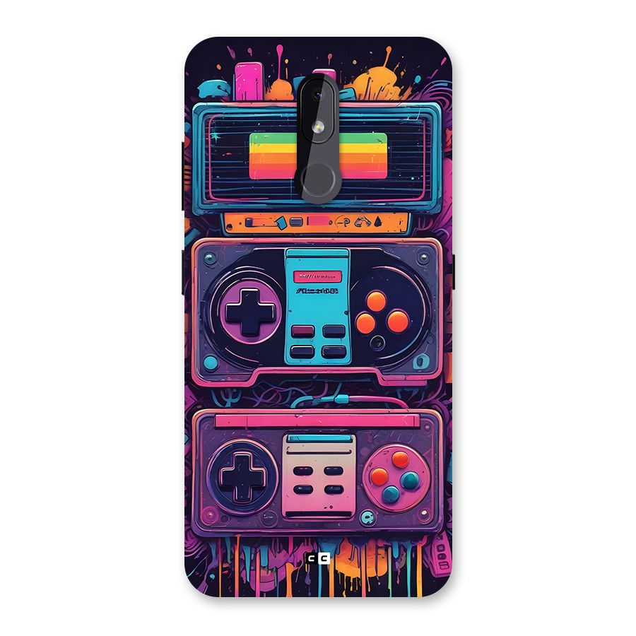 Comic Gaming Console Back Case for Nokia 3.2