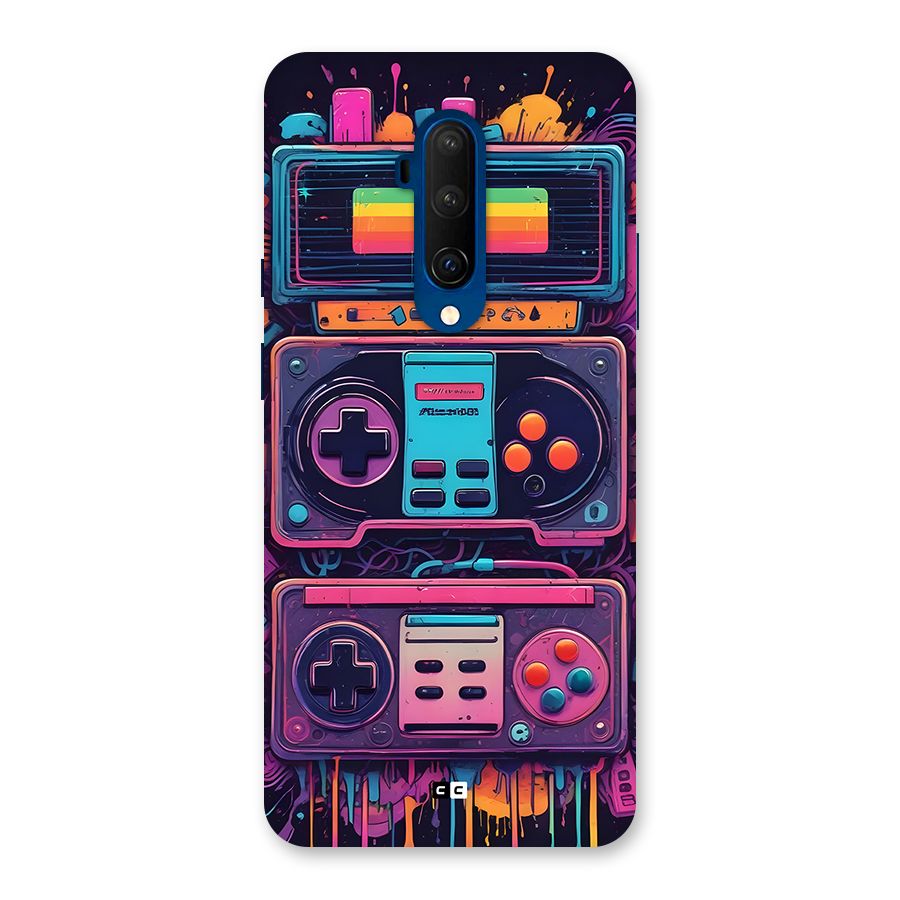 Comic Gaming Console Back Case for OnePlus 7T Pro