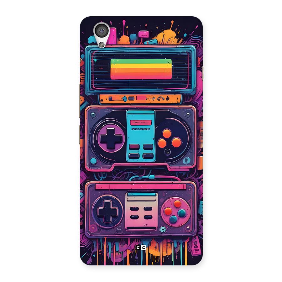 Comic Gaming Console Back Case for OnePlus X