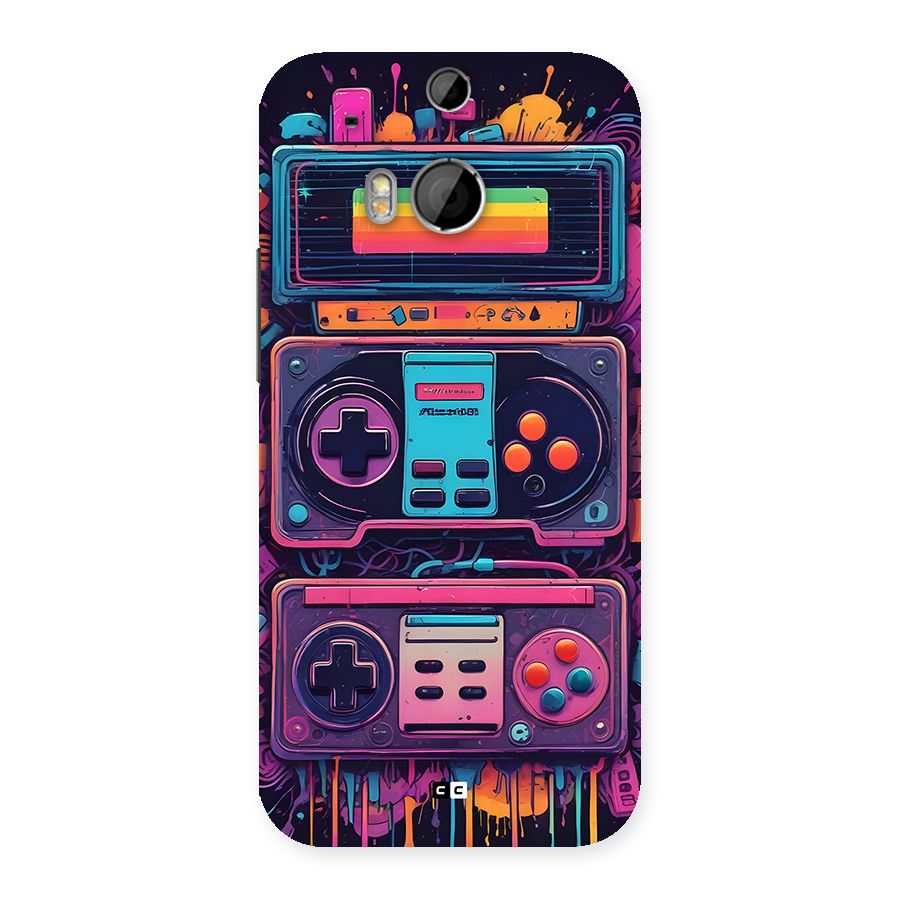 Comic Gaming Console Back Case for One M8