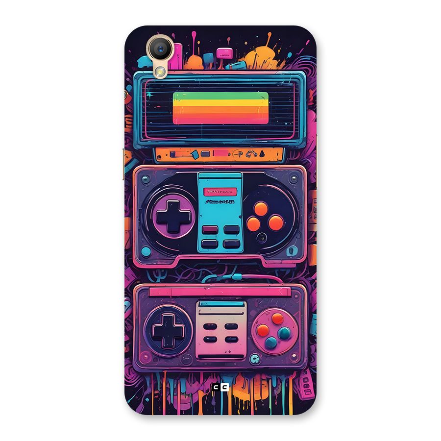 Comic Gaming Console Back Case for Oppo A37
