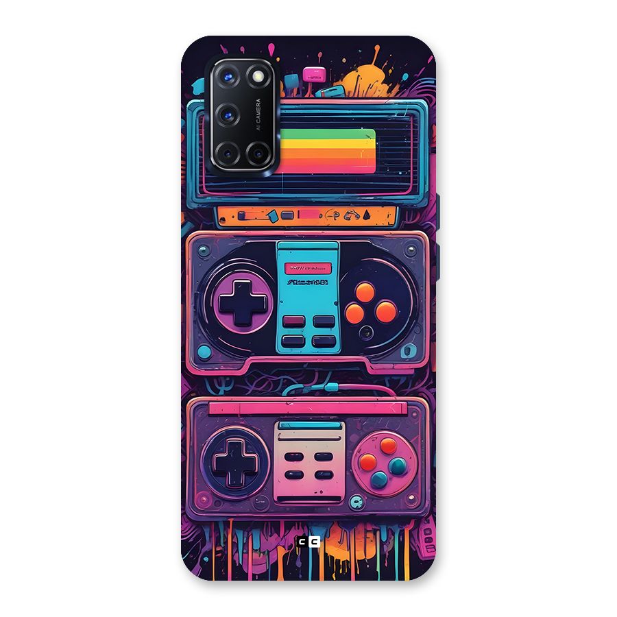 Comic Gaming Console Back Case for Oppo A52